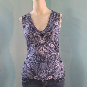 Michael Kors Paisley V-Neck top